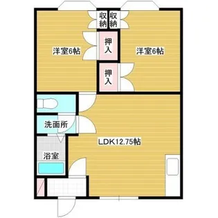 ベルメゾンTD【1階】の間取り