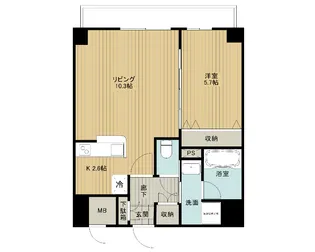 BUENA上大川前通4【7階】の間取り