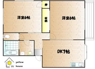 サンハイツ白石II【2階】の間取り