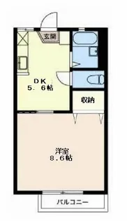 WELL CRIB TOKIWAGI【2階】の間取り