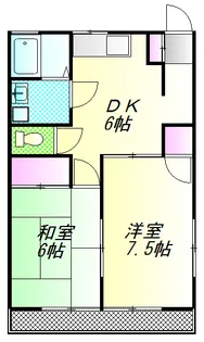 ハイムなるせ台【2階】の間取り
