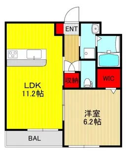 Root White III【3階】の間取り