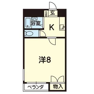 サニーパレス小磧【3階】の間取り