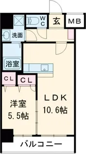 F・STAGE折尾【7階】の間取り