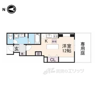 WOODSTOCKNEST【1階】の間取り