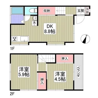 埼玉県川越市大字吉田【一戸建】の間取り