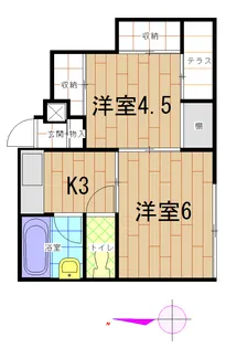 東京都足立区千住2【マンション】の間取り