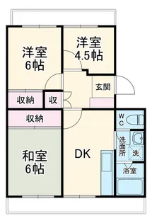 3DKの間取り画像
