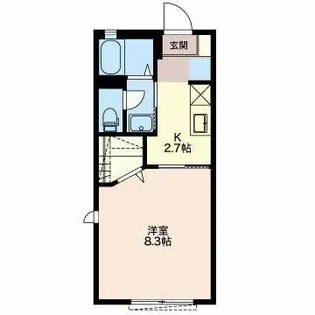 三重県伊賀市ゆめが丘6【アパート】の間取り