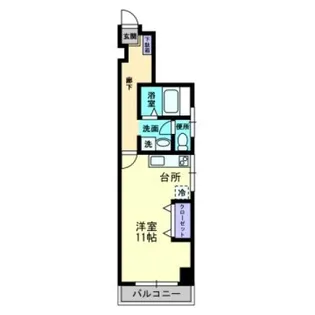 リバーウォーク広瀬【4階】の間取り