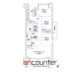 ブランズシティ久が原【2階】の間取り