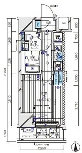 メインステージ北千住V【6階】の間取り
