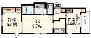 東京都練馬区関町南2【マンション】の間取り
