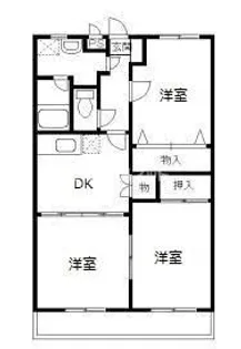 グランデール【1階】の間取り
