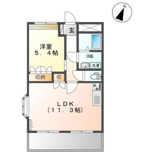 カトレア【2階】の間取り