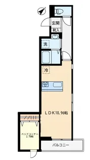 シャスティーナ目黒【3階】の間取り
