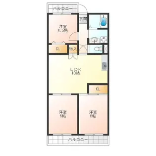 3LDKの間取り画像