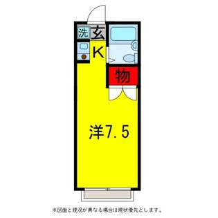 キャンパスほんごう【2階】の間取り