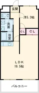 リバーサイド鈴鹿【3階】の間取り