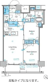 パークアクシス豊洲キャナル【17階】の間取り