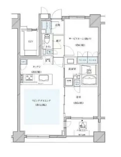 神奈川県横浜市中区千歳町【マンション】の間取り