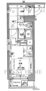 アデッソ目黒東山【3階】の間取り