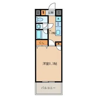 レヂデンス65【1階】の間取り