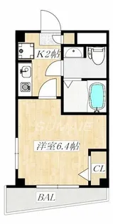 アドバンスシティ【2階】の間取り