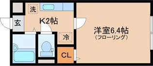 パレ北仙台【1階】の間取り