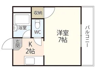 アスティーニ海田南【2階】の間取り