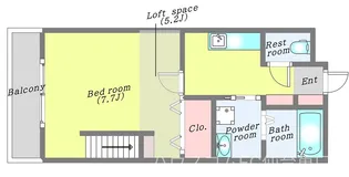 ブランニューI番館【2階】の間取り