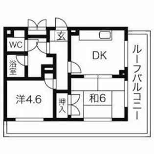 ヴェルハイム小金井 II【4階】の間取り