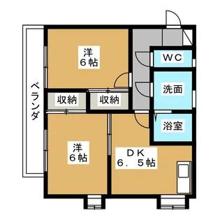 メゾンシャルモン弐番館【3階】の間取り