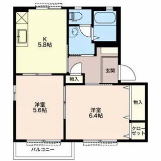 愛知県碧南市長田町2【アパート】の間取り