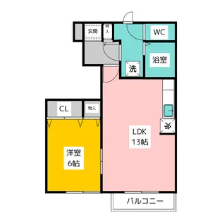 フリージアガーデンIII【1階】の間取り