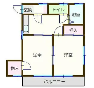 アネックス福生【3階】の間取り