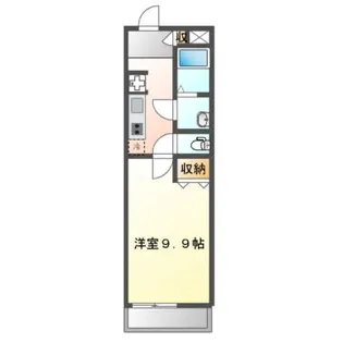 大阪府吹田市岸部中1【マンション】の間取り