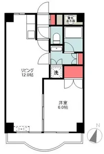 勝どきハイム【7階】の間取り