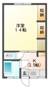 コーポ88【1階】の間取り