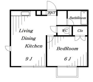 メリーベル蘇我【1階】の間取り