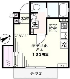 ヴィラフォレスト本牧緑ヶ丘【1階】の間取り