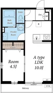 東京都杉並区今川1【アパート】の間取り