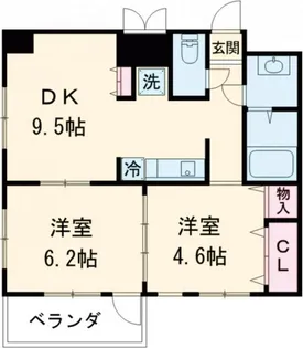 Casa del Akehama【4階】の間取り