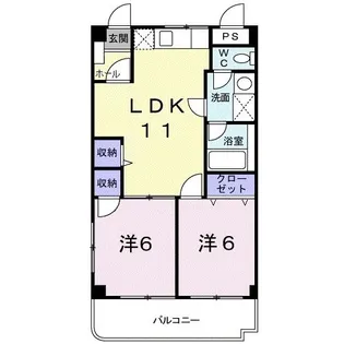 Sr.パレス【4階】の間取り