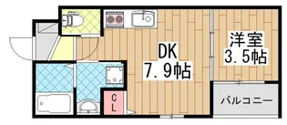 Veil Maison近大前【3階】の間取り