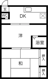 華陽ビル【2階】の間取り