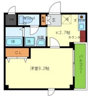 大阪府堺市東区日置荘西町2【マンション】の間取り