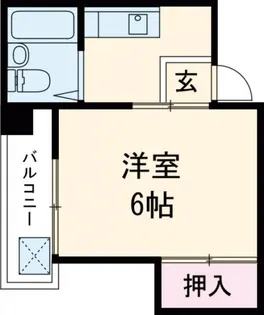 コーポユタカ【2階】の間取り