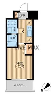エコロジー潮見レジデンス【8階】の間取り
