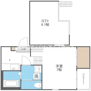 ハーモニーテラス墨江【2階】の間取り